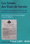 Les sénats des États de Savoie vignette